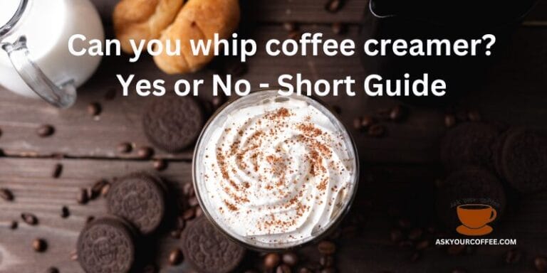 Can you whip coffee creamer? Yes or No – Short Guide