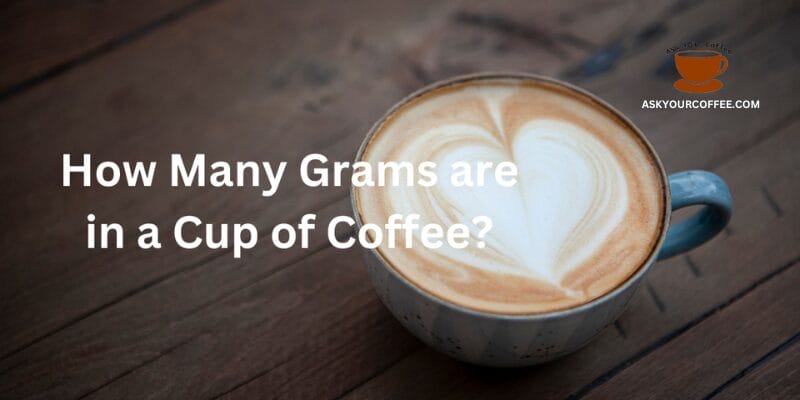 How Many Grams are in a Cup of Coffee